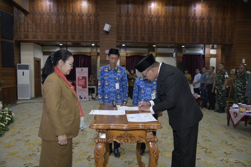 Agustina Lantik Handi Priyanto Jadi Sekda Kota Semarang