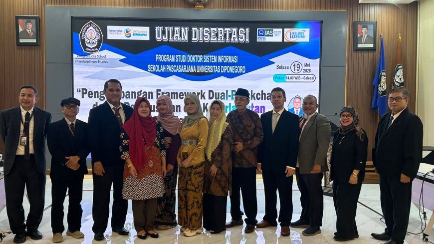 Kembangkan Framework Blockchain Daging Halal, Dosen FTIK USM Raih Gelar Doktor