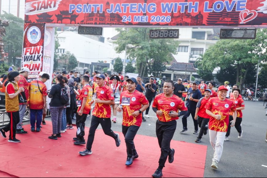 Taj Yasin Ajak Warga Jawa Tengah Terapkan Gaya Hidup Sehat Lewat Olahraga