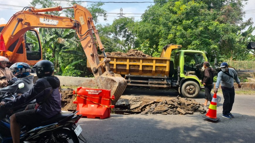 Agustina Gercep Benahi Jalan Rusak, DPU Kebut Perbaikan Ruas Semarang Barat–Ngaliyan