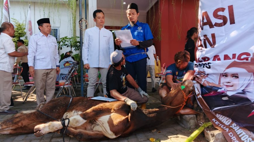 Gerindra Semarang Tebar Ratusan Hewan Kurban, Iduladha Jadi Momentum Dekat dengan Warga